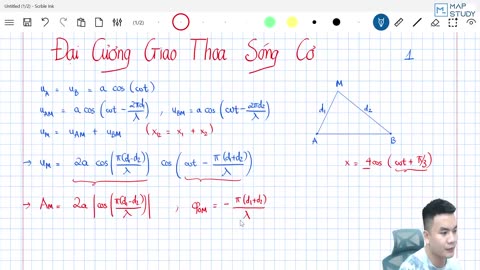 Bài 0207 Giao thoa sóng ts2 Bài tập tự luyện 20 Phút