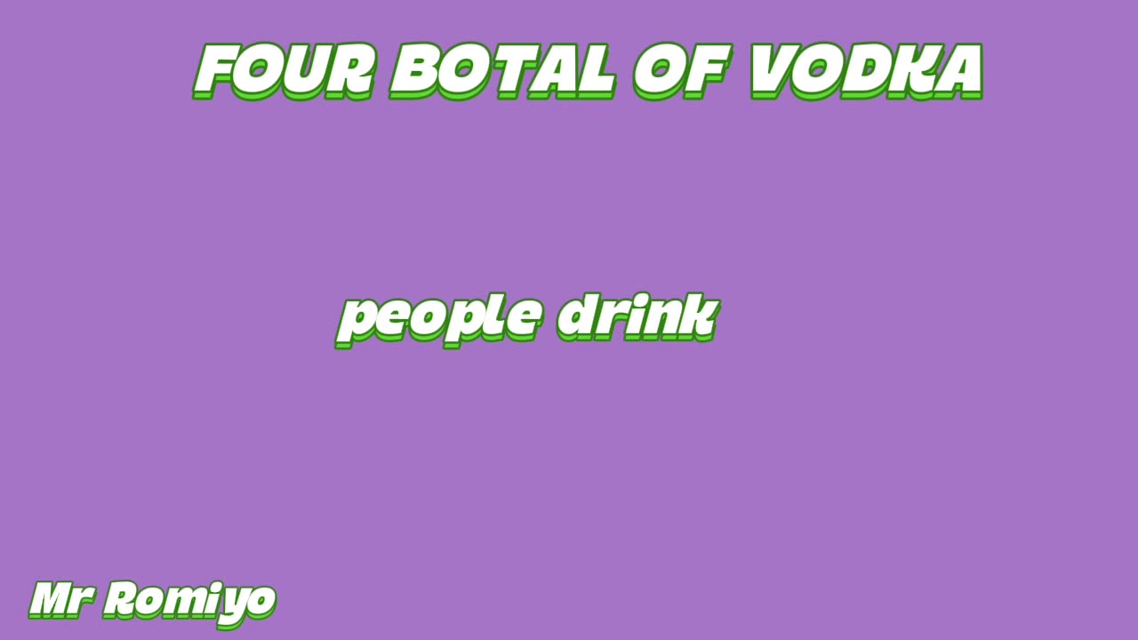 Mr Romiyo - Four Botal Of Vodka Song Lyrics ( Official Song Lyrics )