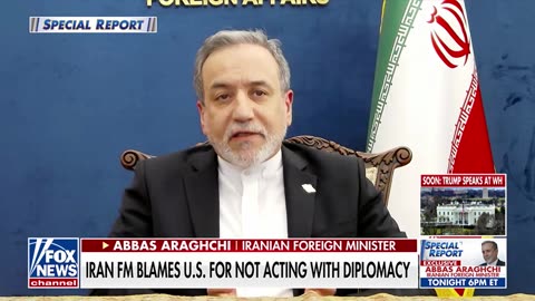 Iranian foreign minister Abbas Araghchi: The rhetoric is quite normal in any war