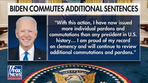 Biden commutes nearly 2,500 more sentences 'PROUD OF MY RECORD'