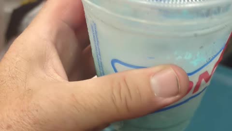 Sonic Blue Coconut Drink Taste Test The Fast-Food Restaurant & Dessert Review Guys