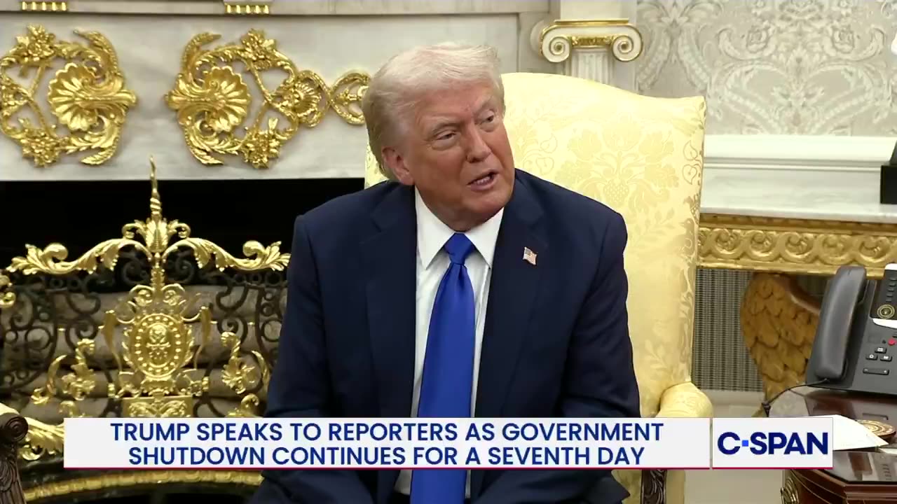 Because of the shutdown, were taking out billions of waste, fraud & abuse