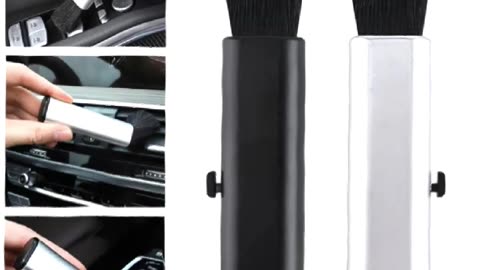 Car Detail Cleaning Brushes Clean Soft Wool Retractable Brush Tools