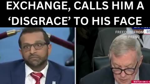 WATCH: Patel Slams Woke Senator as “Disgraceful” in Fiery Hearing
