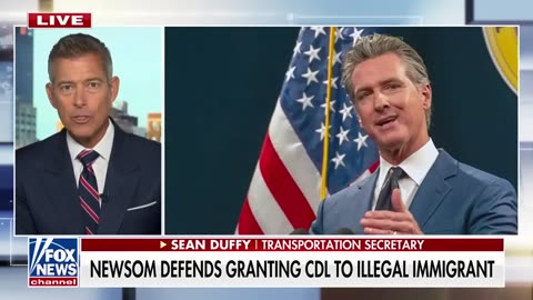 DOT Sec Duffy delivers DISTURBING message to Newsom after deadly crash
