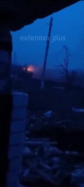 โ ๏ธ๐ฅ The invaders tried to break through AFU defense line with an armored column,