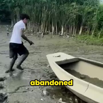 They Thought It Was Just an Old Boat… Until They Moved It!