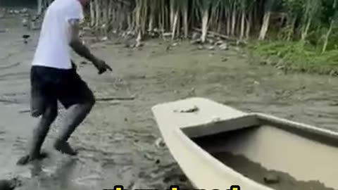 They Thought It Was Just an Old Boat… Until They Moved It!