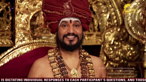 Witness the Divine Presence: Live Darshan of Bhagavan Nithyananda