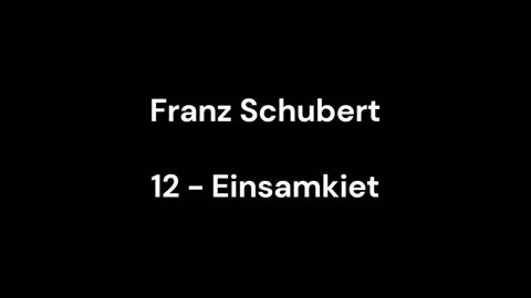 12 - Einsamkiet