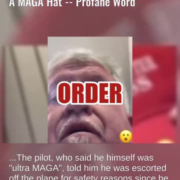 Fact Check: Delta Did NOT Remove Elderly Man From Flight For Wearing A MAGA Hat -- Profane Word
