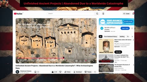 Unfinished Ancient Projects Abandoned Due to a Worldwide Catastrophe