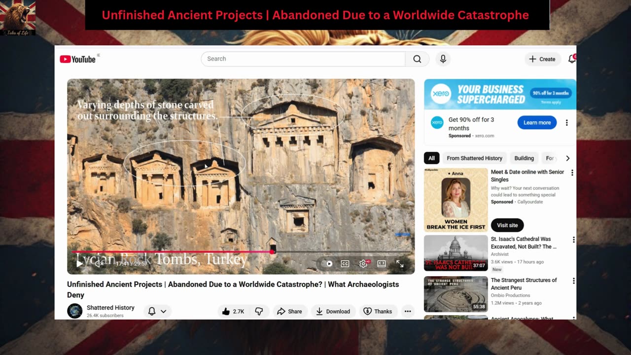 Unfinished Ancient Projects Abandoned Due to a Worldwide Catastrophe