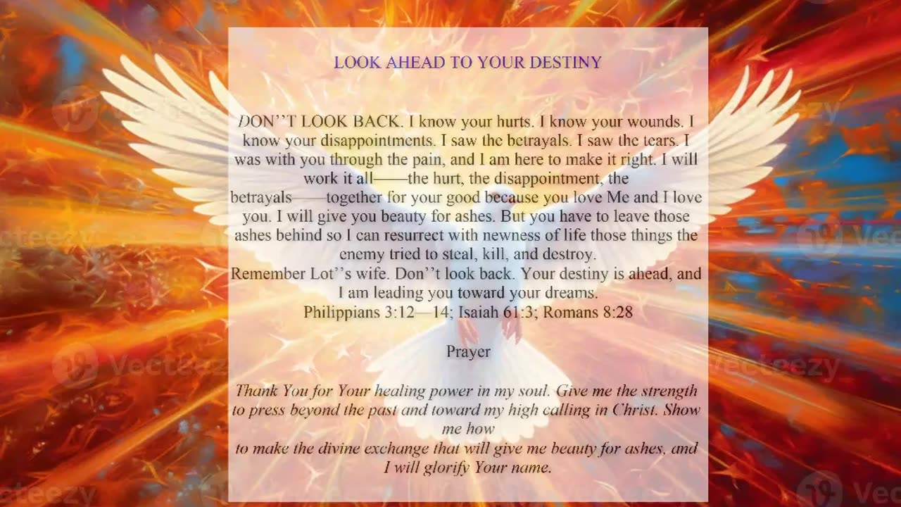 Look Ahead To Your Destiny