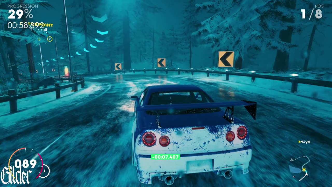 Icy xmas Street Race