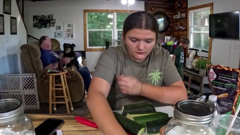 Aubree's Adventure Into Making Zucchini Bread. Pt3 The one where I process the zucchini