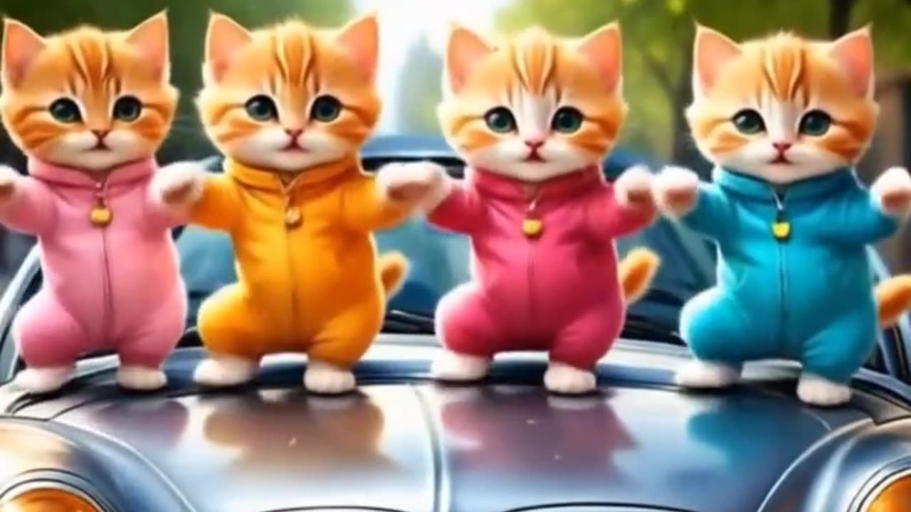 Tiny Kittens Dance Like Pros! 🐾😻 Adorable Kitty Moves That Will Melt Your Heart