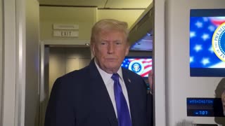 President Trump Gaggles with Press on Air Force One En Route Joint Base Andrews, Feb. 16, 2026