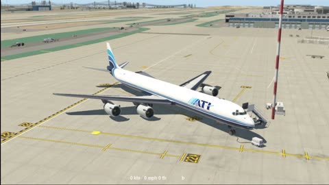 Wilsons McDonnell Douglas DC-8 Freighter - KPHX to KLAX - Ubuntu 24 training in