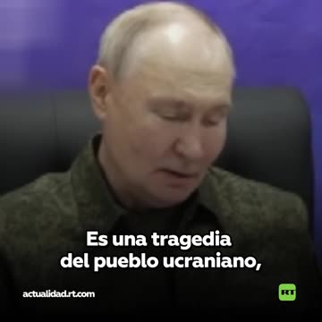 "Tragedia del pueblo ucraniano": Putin expone "la política criminal de la junta ladrona" de Kiev