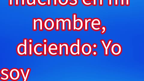 "Advertencia sobre los Falsos Cristos y el Engaño" mat 24:5 #shorts #youtube #ytshorts #jesus #yt