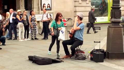 London Busker: Here Comes the Sun