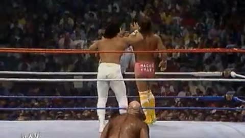 (1987.03.29) Randy Saveage vs. Ricky Steamboat - Wrestlemania III - WWF