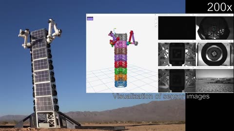 A self-organizing modular robot that could be used to build future infrastructures on the Moon and Mars