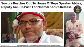 Sowore Urges House Speaker &Deputy to Push for Nnamdi Kanu’s Release—October Protest Builds Momentum