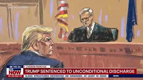 President Trump SENTENCED in Hush money case, unconditional discharge