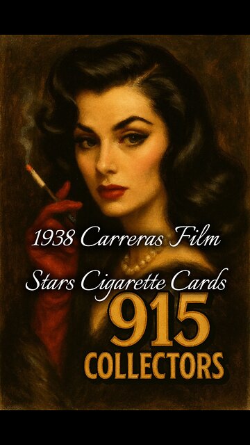 The 1938 Carreras Film Stars 2nd Series! 🌟 VintageHollywood Cigarette Cards #915collectors