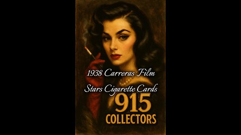 The 1938 Carreras Film Stars 2nd Series! 🌟 VintageHollywood Cigarette Cards #915collectors