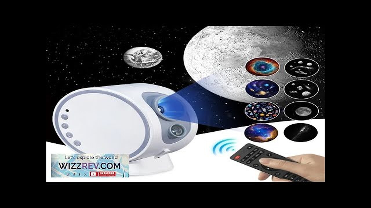 8 in 1 LED Galaxy Projector Night Light with Bluetooth Speaker 360° Review