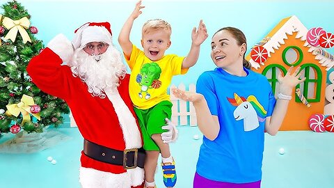 🎅 Seanta Becomes Oliver’s Super Nanny! 👶❤️ | Funny Christmas Kids Adventure