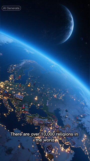 "Did you know there are over 10,000 religions in the world?"🚨✝️🤔🚨