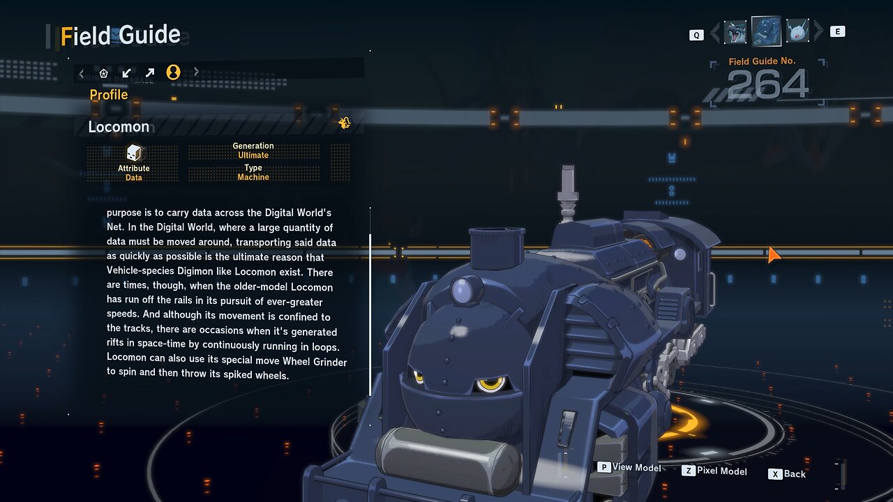 locomon all digivolution/de-digivolution/profile Digimon Story Time Stranger