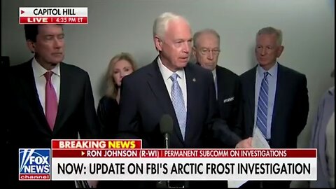 Sen Johnson Speaks Out Against The Biden FBI Spying On NINE Senators