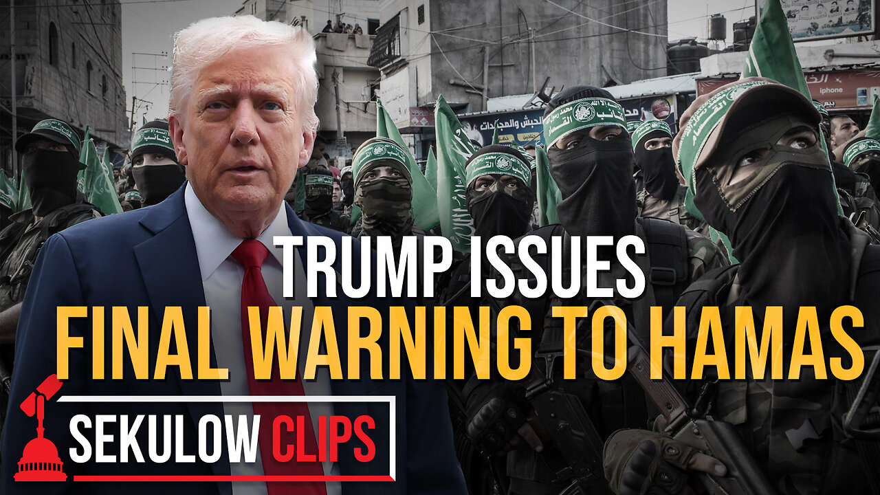 Trump Issues Final Warning To Hamas: Peace or “Complete Obliteration”