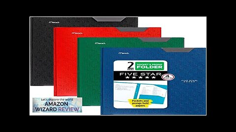 Five Star 2 Pocket Folders 4 Pack Plastic Folders with Stay-Put Tabs Review