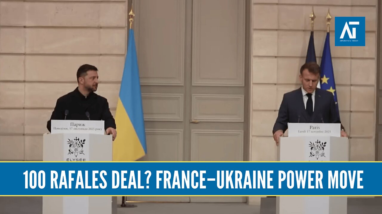 Zelensky–Macron Big Defence Pact: 100 Rafales & Drone Alliance | Europe Politics | AT World News