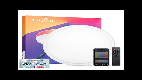 BlitzWill® BW-CLT2 LED Smart Ceiling Light 40cm with Main Light and RGB Review