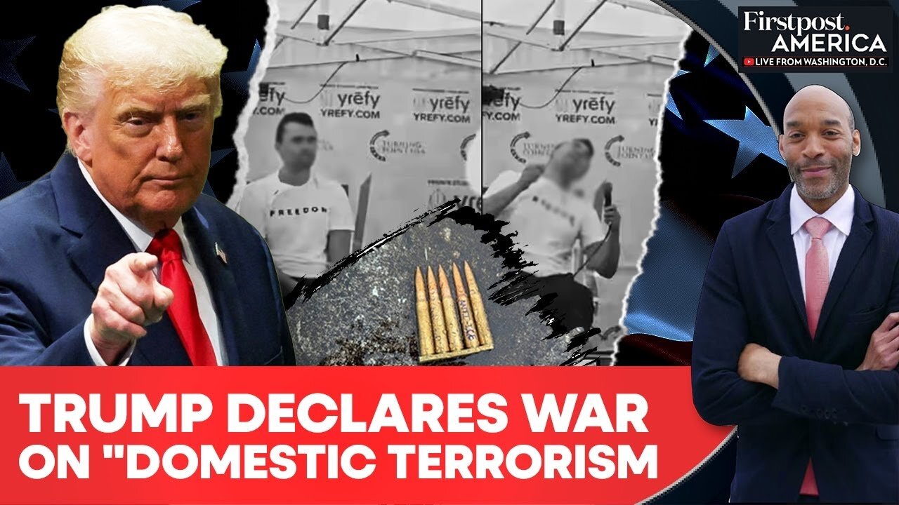 Trump Signs Memo Targeting "Domestic Terrorism" Amid Left-Wing Criticism | Firstpost America | N18G