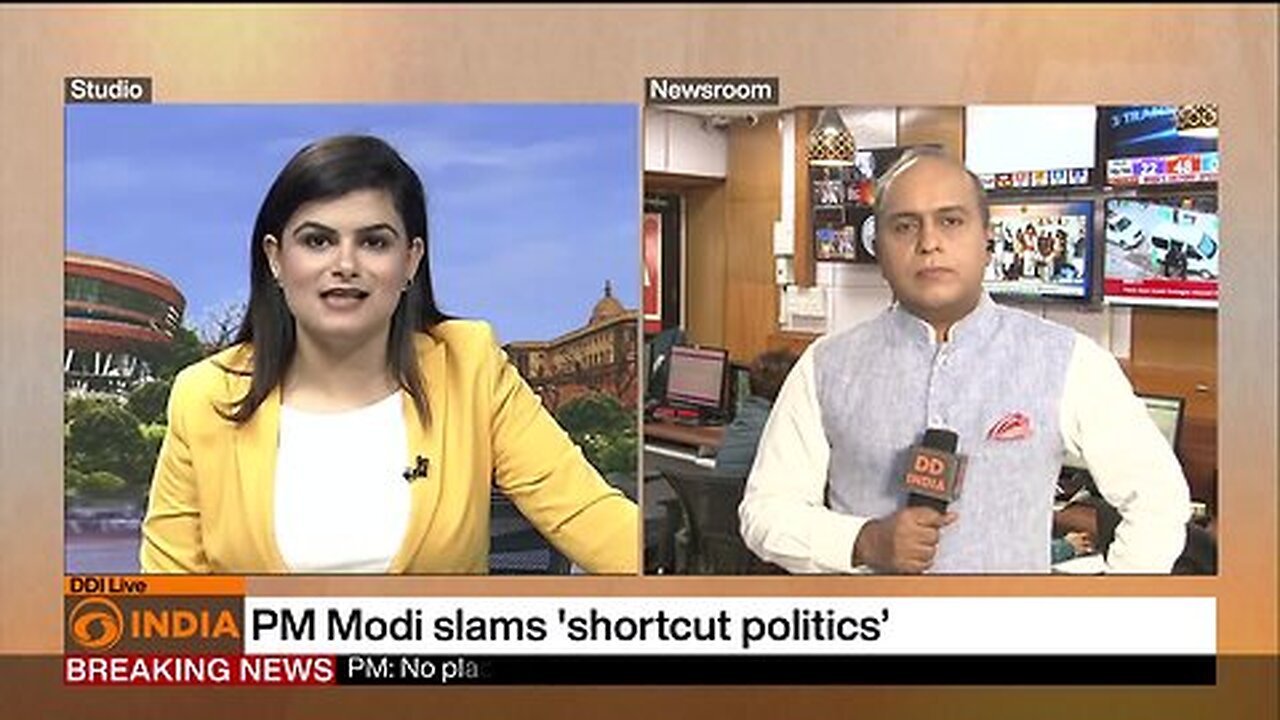 BJP government will make Delhi a modern city in coming days, says PM Modi _ DD India