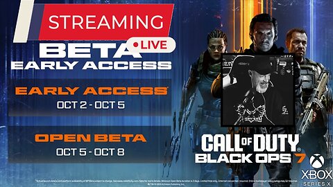 🔴 EARLY ACCESS BETA | Call of Duty Black Ops 7 | 02 Oct 2025