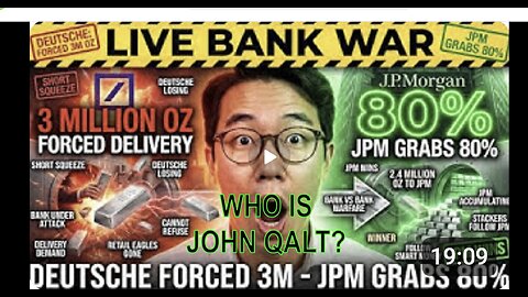 ASIAN GUY-LIVE BANK WAR: Deutsche Forced to Deliver 3 M oz, JPM Grabs 80 % – Retail Eagles Gone