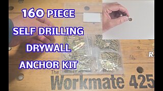 160 Pcs Self Drilling Drywall Anchor Kit, They Work Great
