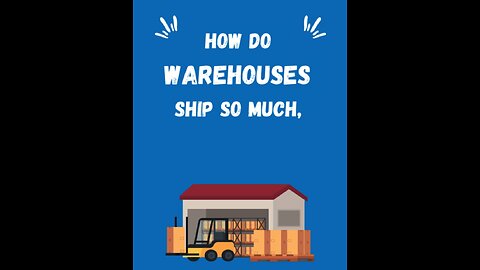 How does Sarah keep her warehouse running?
