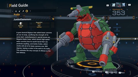 jumbogamemon all digivolution/de-digivolution/profile Digimon Story Time Stranger