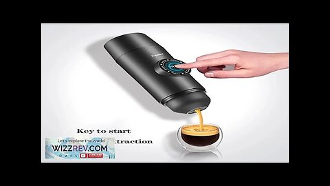 Portable Capsule Coffe Machine Rechargeable Espresso Coffee Outdoor Car Coffee Machine Review