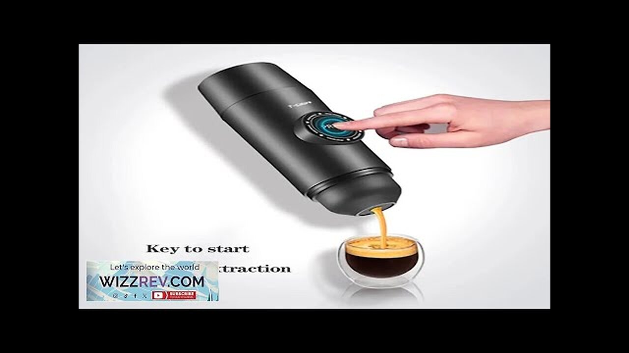 Portable Capsule Coffe Machine Rechargeable Espresso Coffee Outdoor Car Coffee Machine Review